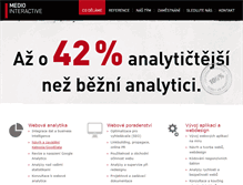 Tablet Screenshot of medio.cz